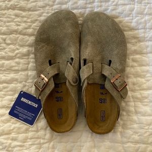 Boston Birkenstock in Taupe